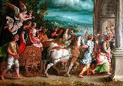 Giulio Romano The Triumph of Titus and Vespasian oil painting on canvas